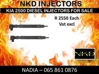 Kia 2500 Diesel Injectors For Sale On Exchange Or To Recon With Warranty