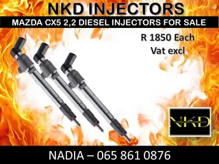 Mazda Cx5 2.2 Bk Diesel Injectors For Sale On Exchange Or To Recon