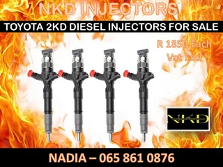 Toyota 2kd Diesel Injectors For Sale On Exchange Or To Recon