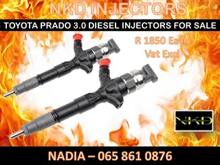 Toyota Prado Diesel Injectors For Sale Or To Recon