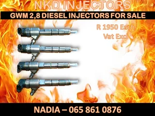 Gwm 2.8l Diesel Injectors For Sale On Exchange With 6 Months Warranty