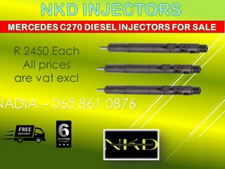 Mercedes C270 Injectors For Sale Or To Recon