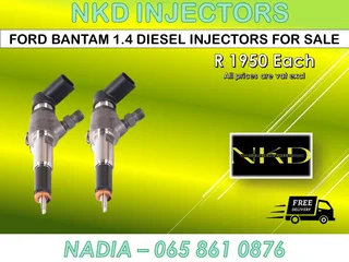 Ford Bantam 1.4 Diesel Injectors For Saleon Exchange With 6 Months Warranty