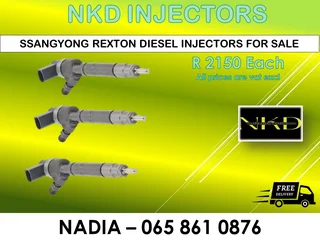 Ssangyong Rexton Diesel Injectors For For Sale On Exchnage Or To Recon