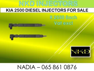 Kia (2500) Diesel Injectors For Sale On Exchange Or To Recon With Warranty