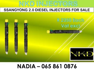 Ssangyong 2l Diesel Injectors For Sale On Exchange Or To Recon With 6 Months Warranty