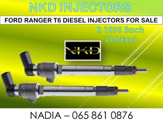 Ford Ranger T6 Diesel Injectors For Sle On Exchange Or To Recon With Warranty