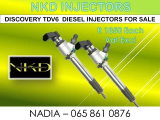 Discovery Tdv 6 Diesel Injectors For Sale Or To Recon