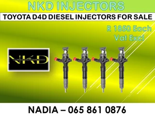 Toyota D4d Diesel Injectors For Sale Or To Recon