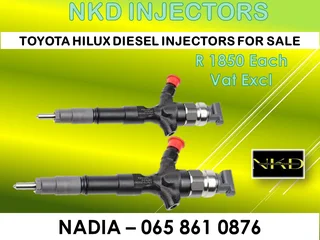Toyots Hilux Diesl Injectors For Sale On Exchange With 6 Months Warranty