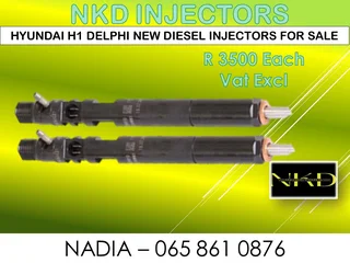 Hyundai H1 Delphi New Diesel Injectors For Sale On Exchange Or To Recon With Warranty