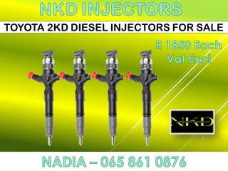 Toyota 2kd Diesel Injectors For Sale On Exchange With 6 Months Warranty