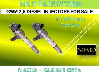 Gwm 2.5l Diesel Injectors For Sale On Exchange Or To Recon