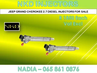 Jeep Grand Cherokee 2.7 Diesel Injectors For Sale On Exchange With 6 Months Warranty