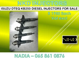 Isuzu Dtec Kb250 Diesel Injectors For Sale On Exchange Or To Recon With Warranty