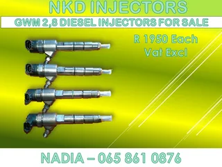 Gwm 2.8 Diesel Injectors For Sale On Exchange With 6 Months Warranty