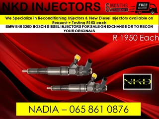 Bmw E46 320d Diesel Injectors For Sale On Exchange Or To Recon With Warranty