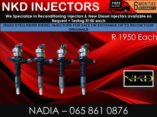 Isuzu Dtec Kb250 Diesel Injectors For Sale On Exchange Or To Recon