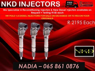 Vw/polo 1.6 Diesel Injectors For Sale On Exchange With 6 Months Warranty