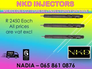 Mercedes C270 Diesel Injectors For Sale Or To Recon