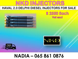 Haval 2.0 Delphi Diesel Injectors For Sale On Exchange Or To Recon With Warranty