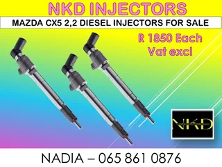 Mazda Cx5 2.2 Bk Diesel Injectors For Sale On Exchange Or To Recon