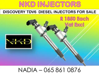 Discovery Tdv 6 Diesel Injectors For Sale Or To Recon