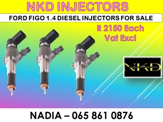 Ford Figo 1.4 Diesel Injectors For Sale On Exchange With 6 Months Warranty