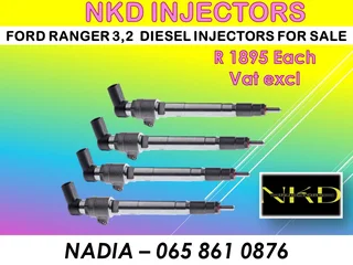 Ford Ranger 3.2 Diesel Injectors For Sale On Exchange Or To Recon With Warranty