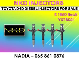 Toyota D4d Diesel Injectors For Sale Or To Recon