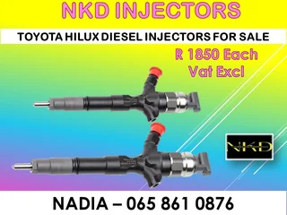 Toyota Hilux Diesel Injectors For Sale On Exchange With 6 Months Warranty