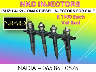 Isuzu 4jk1 - Dmax - Dteq Diesel Injectors For Sale On Exchange Or To Recon With Warranty