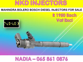 Mahindra Bolero Diesel Injectors For Sale Or To Recon