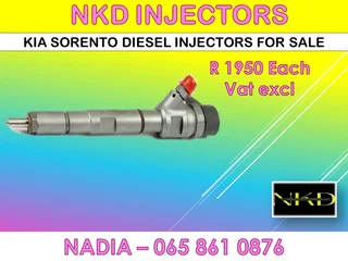 KIA SORENTO DIESEL INJECTORS FOR SALE ON EXCHANGE