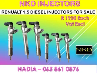 RENAULT 1.5 DIESEL INJECTORS FOR SALE ON EXCHANGE