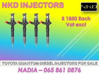 Toyota Quantum Diesel Injectors For Sale Or To Recon