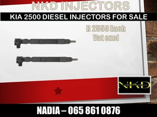Kia (2500) Diesel Injectors For Sale On Exchange Or To Recon With Warranty