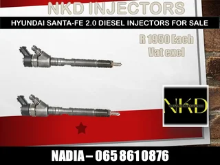 Hyundai Santa Fe 2l Diesel Injectors For Sale On Exchange Or To Recon With Warranty