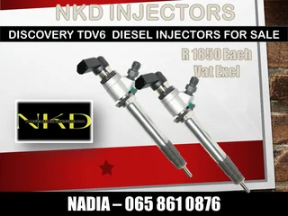 Discovery Tdv 6 Diesel Injectors For Sale Or To Recon