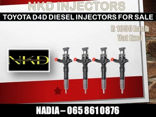 Toyota D4d Diesel Injectors For Sale Or To Recon