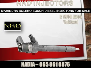 Mahindra Bolero Diesel Injectors For Sale Or To Recon