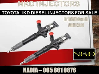Toyota 1kd Diesel Injectors For Sale On Exchange Or To Recon With Warranty