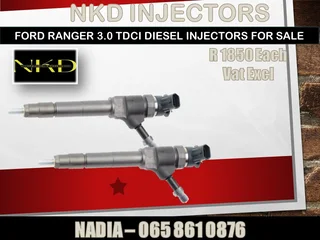 Ford Ranger 3l Tdci Diesel Injectors For Sale Or To Recon