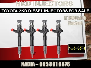 Toyota 2kd Diesel Injectors For Sale On Exchange With 6 Months Warranty