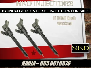 Hyundai Getz Diesel Injectors For Sale Or To Recon