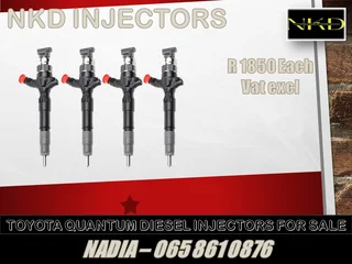 Toyota Quantum Diesel Injectors For Sale Or To Recon