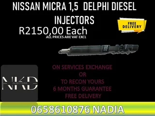Nissan Micra 1.5 Diesel Injectors For Sale On Exchange With6 Months Warranty