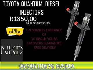 Toyota Quantum Diesel Injectors For Sale On Exchange Or To Recon