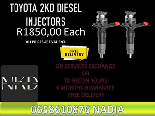 Toyota 2kd Diesel Injectors For Sale O Exchange