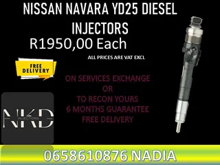Nissan Navara Yd25 Diesel Injectors For Sale On Exchange With 6 Months Warranty